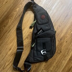 NWT Nicgid Sling Bag Chest Shoulder Backpack Crossbody Bag Black for Men Women